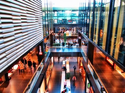 Shopping courtyards at the brühl leipzig