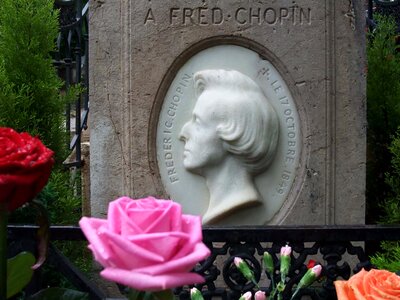 Musician paris cemetery photo