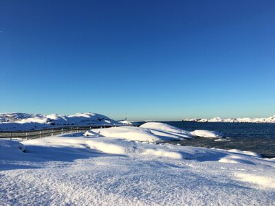 Cold snow landscape winter magic
