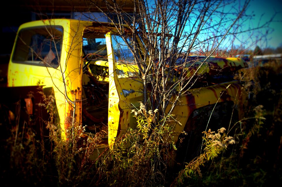 Vintage old broken