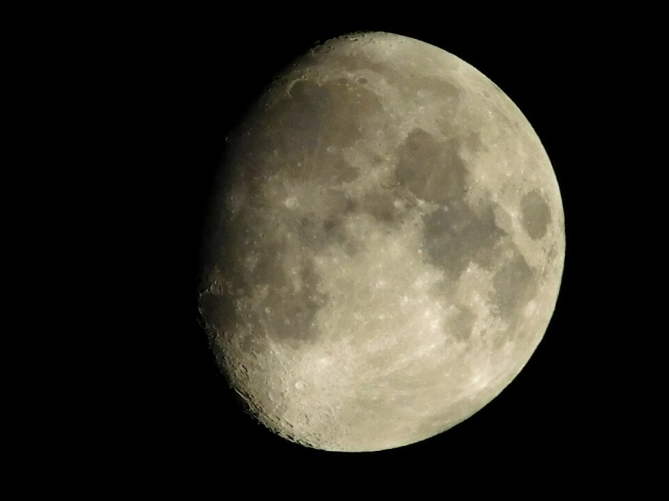 Gray-black at night in the evening