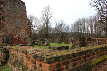 Monastery ruins destroyed historically photo