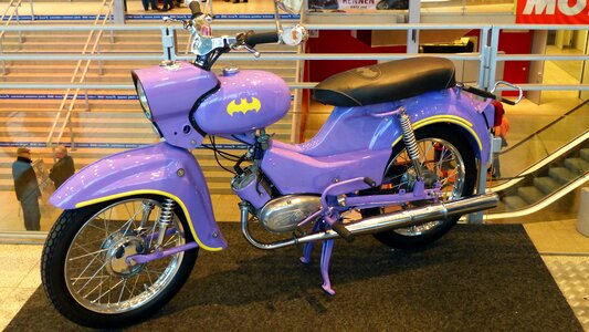 Batman oldtimer old motorcycle