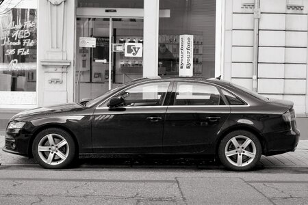 Audi black passengers cars photo