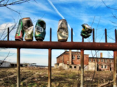 Lapsed ruin cans photo