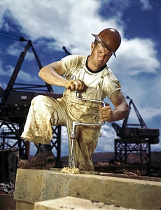 Drilling work hard work