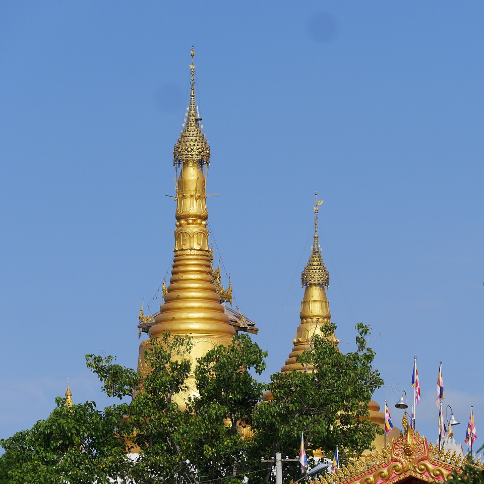 Temple burma pagoda