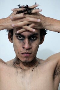 Male dirty portrait