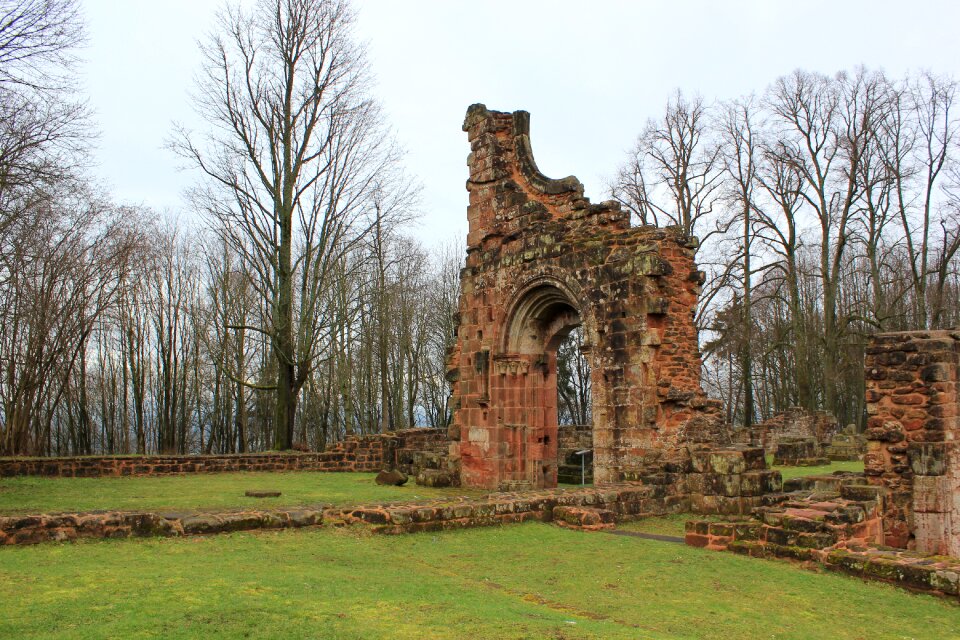 Monastery ruins destroyed historically