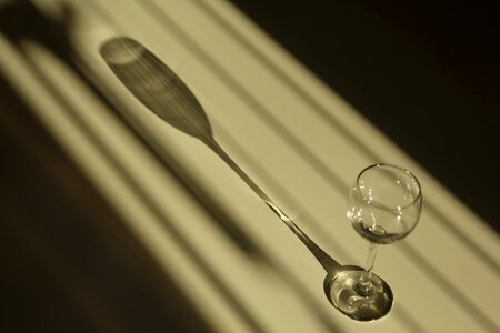 Sunlight wine glass