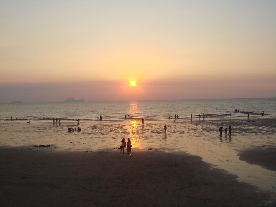 Beach seascape sky photo