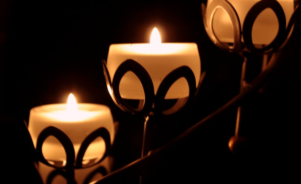 Romantic light candlelight