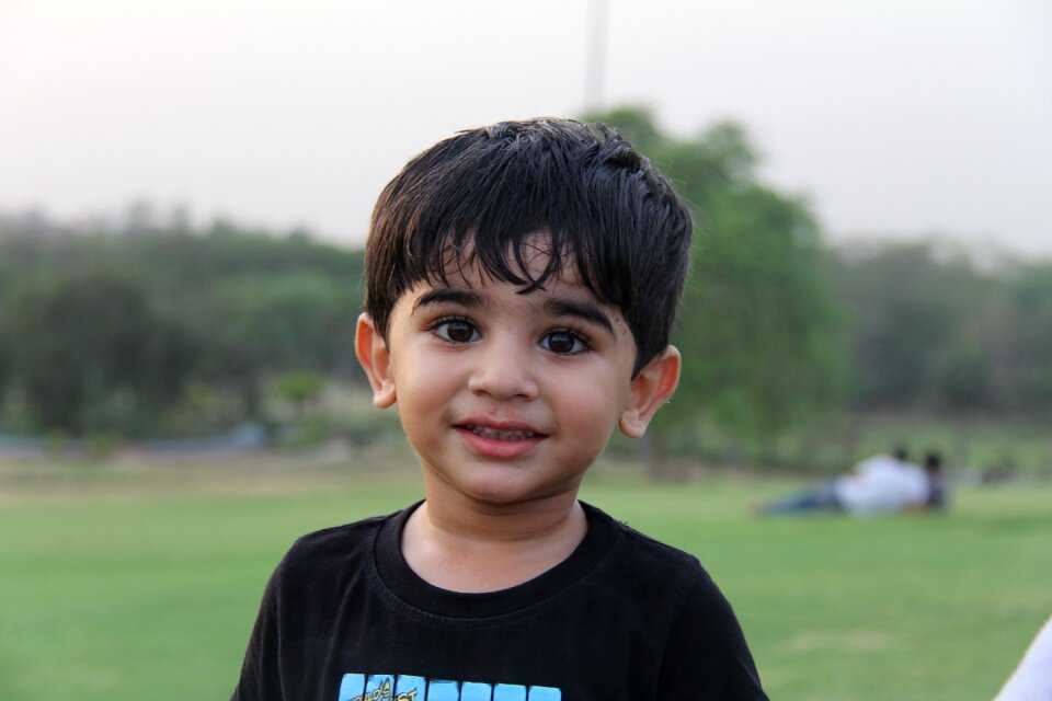 Child smile family