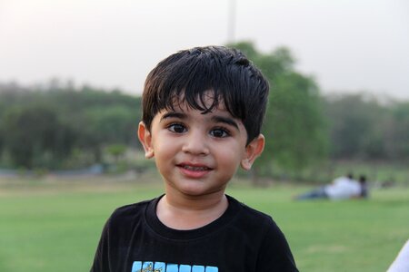 Child smile family