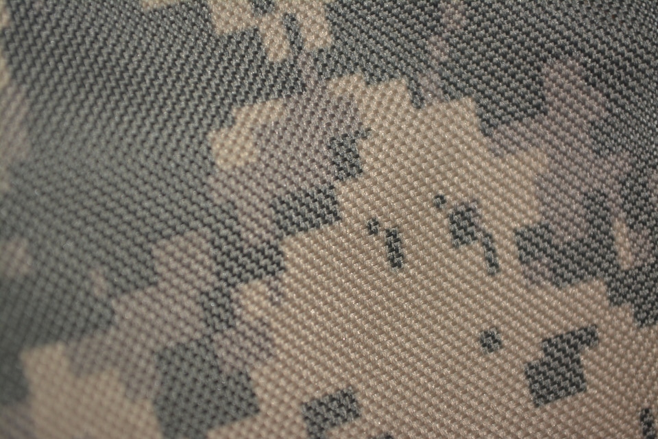Detail clothing military