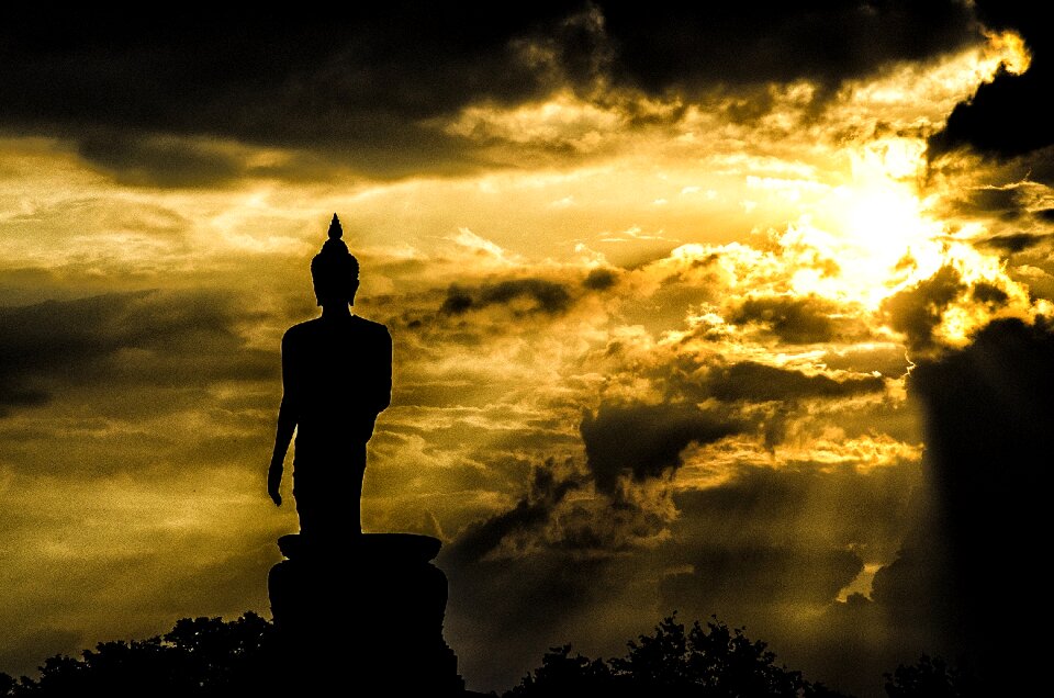 Sky buddha religion