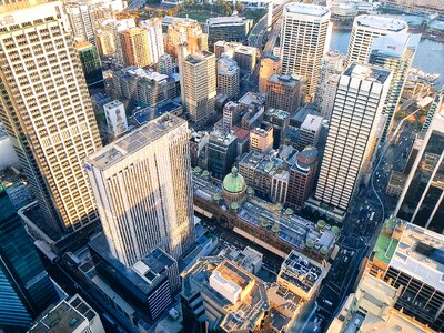 Skyscrapers architecture vista photo