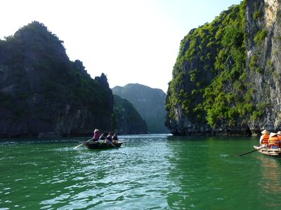 Vietnam mountains sea