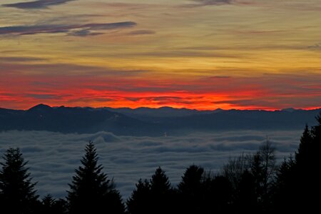 Romantic switzerland austria photo