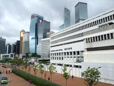 Hong kong post office building photo