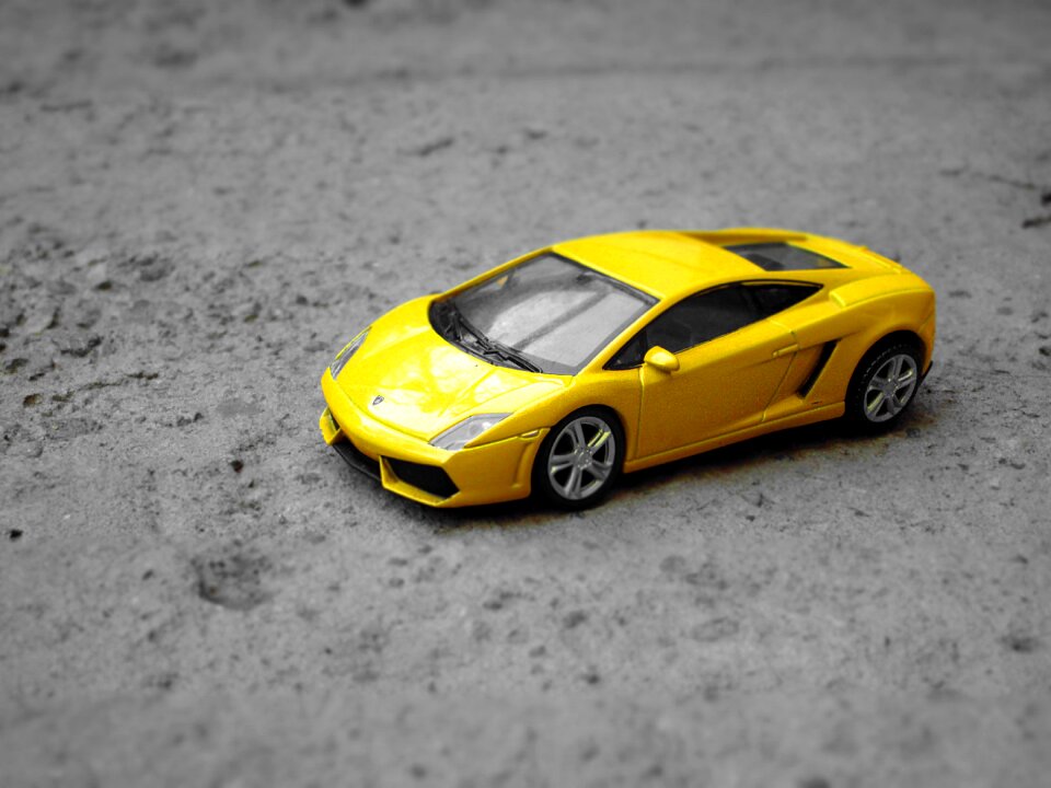 Vehicle auto yellow car
