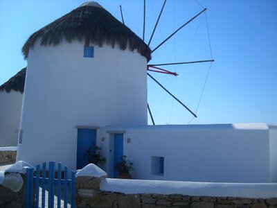 Blue ile mykonos photo