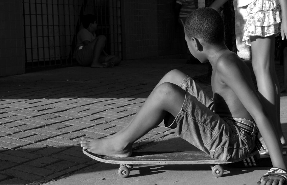 Skateboard street radical