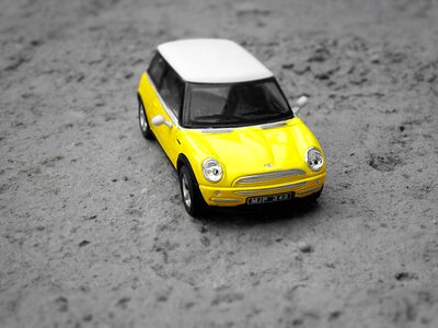 Vehicle auto yellow car