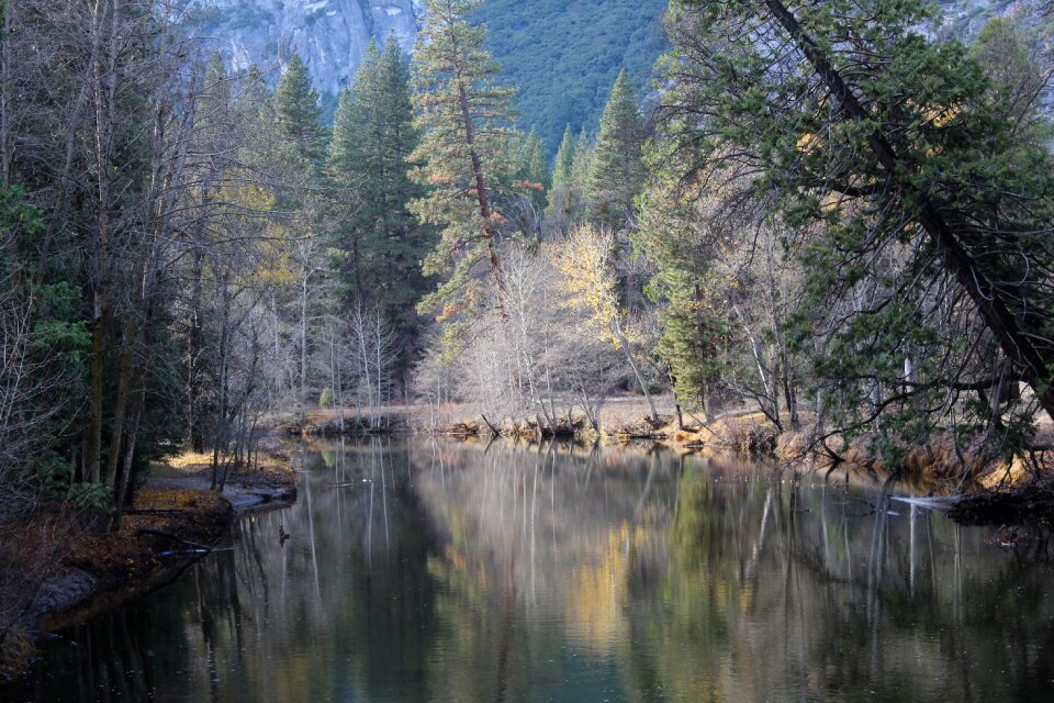 Landscape water yosemite photo