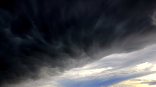 Sky clouds form landscape photo