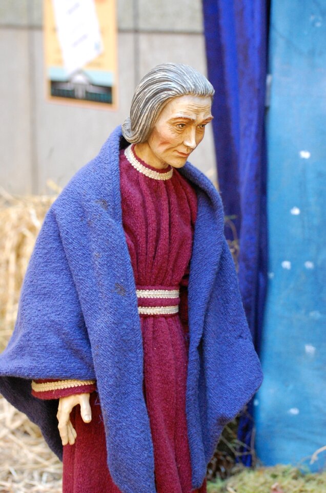 Nativity scene christmas crib figures joseph
