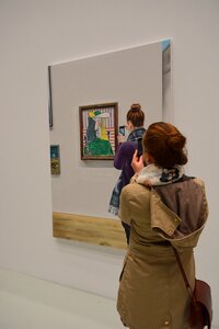 Art exhibition gallery photo