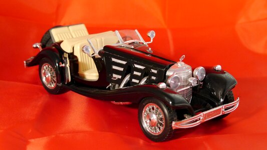 Model car merces benz 500 k roadster of 1936