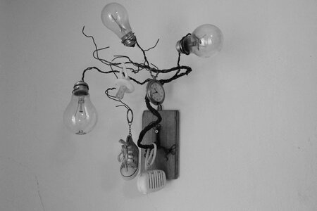 Lamp gray lamp