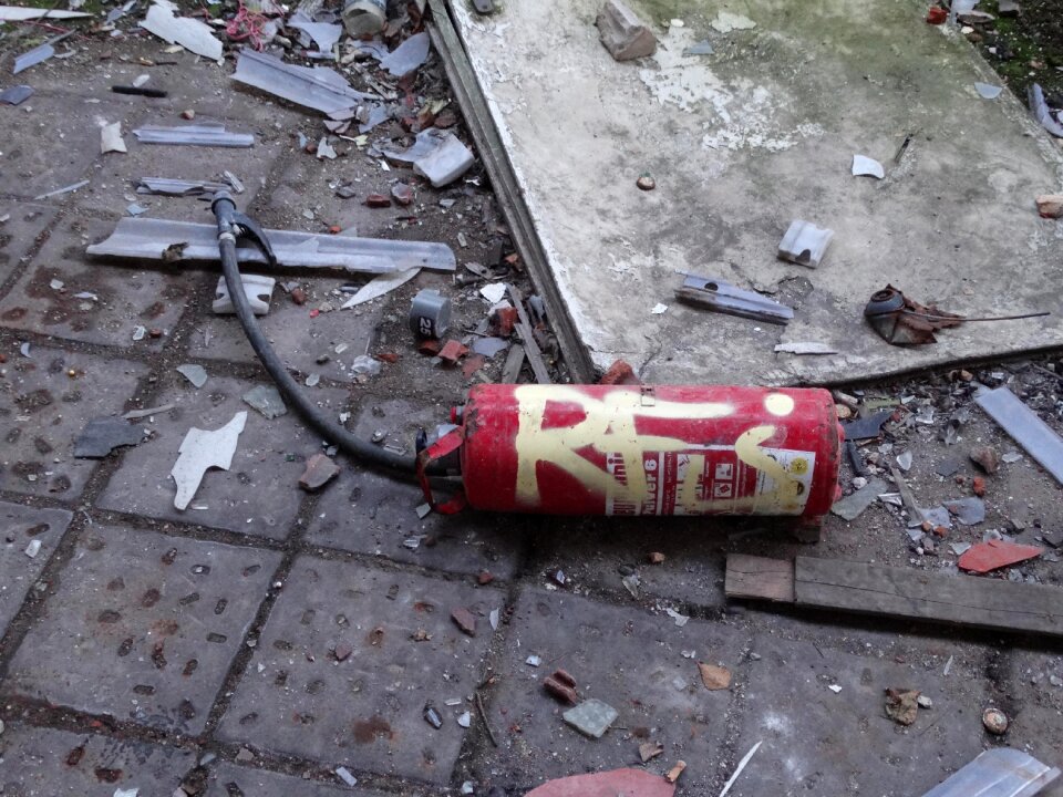 Fire red equipment
