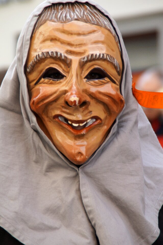 Female headscarf smile