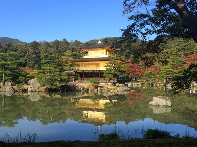 Kyoto gold temple photo