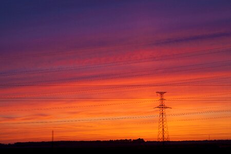 Sky sunset landscape photo