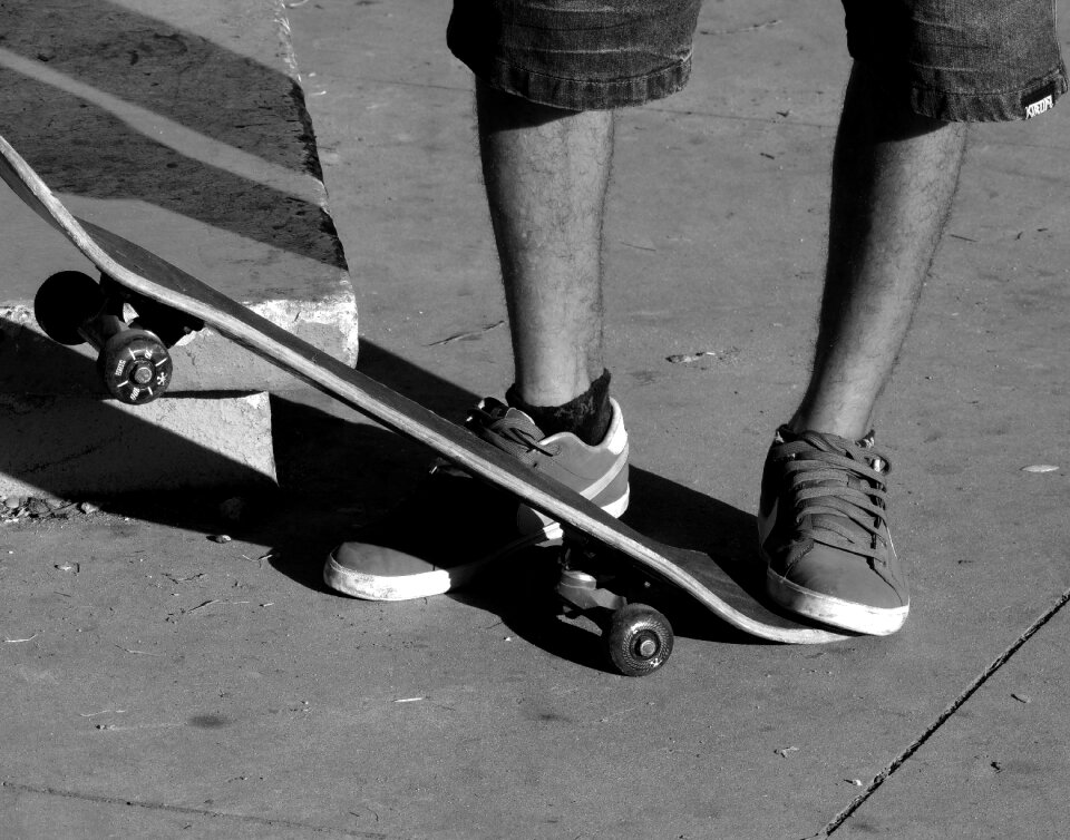 Skateboard street radical