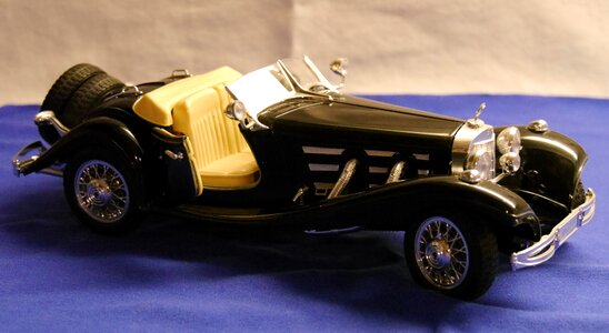 Model car merces benz 500 k roadster of 1936
