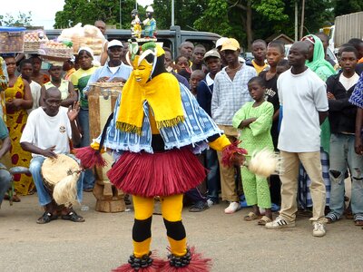 Africa character dancer