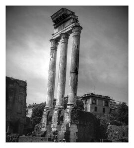 Roman forum italy temple
