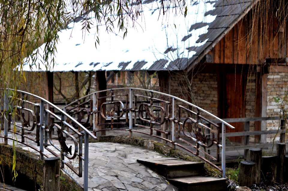 Ethno village bridge architecture