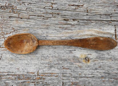Spoon wood old