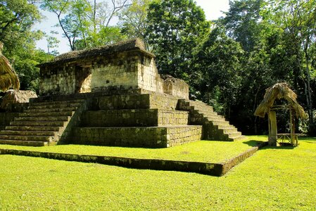 Pyramid sayaxche rainforest
