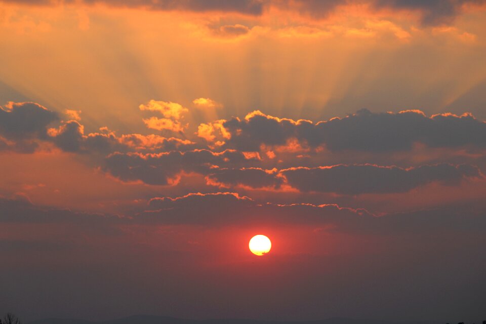 Sky vacation evening