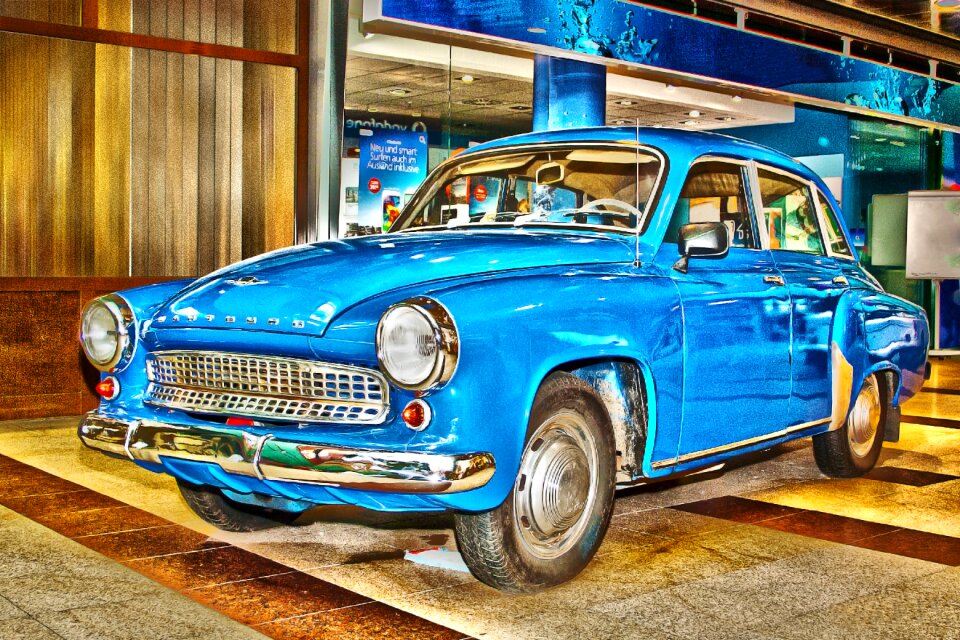 Hdr toning oldtimer retro