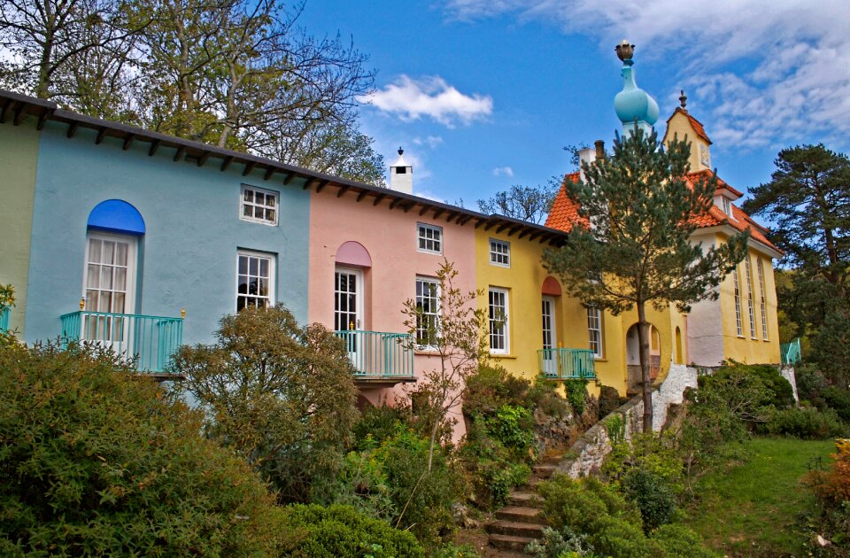 Architecture colorful estate
