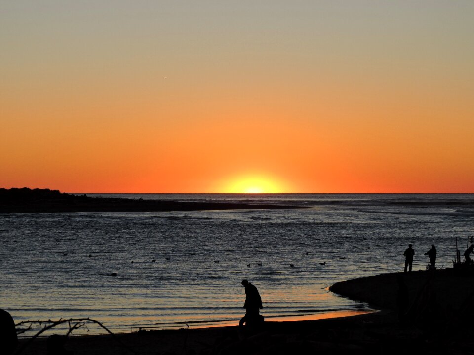 Oregon silhouette sun