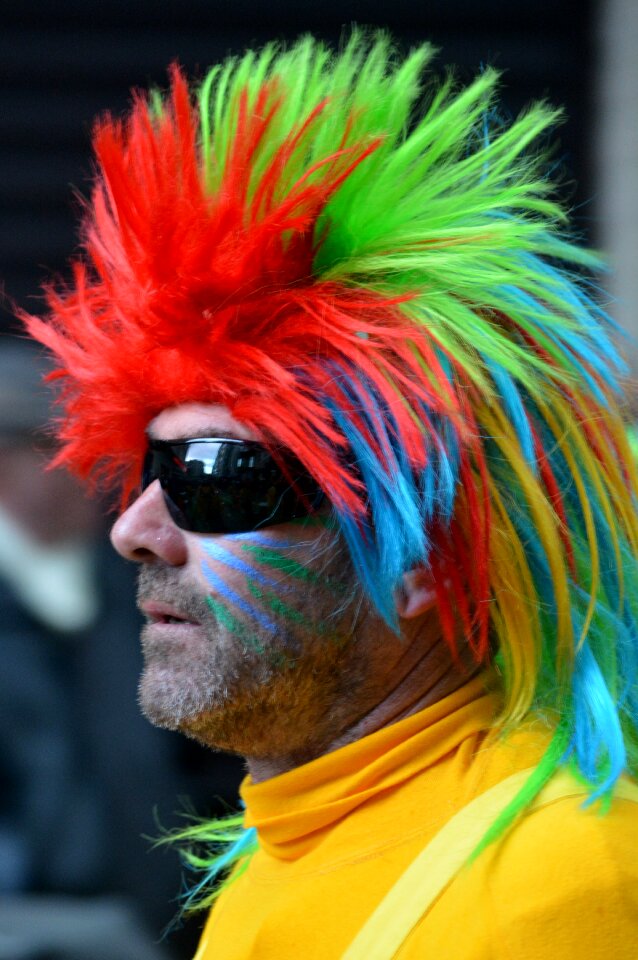People dress up wig